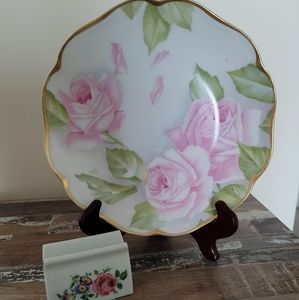 Lot of 2 items made in W. GERMANY. Roses